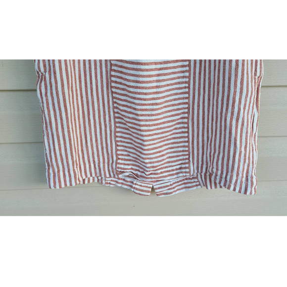 Madewell Stripe-Play Button-Back Tee Dress Size Small - Picture 6 of 7